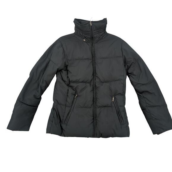 Columbia Insulated Quilted Jacket S Black Puffer Winter Coat Outdoor Minimalist - Picture 1 of 10